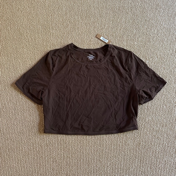 SKIMS Tops - Skims Cocoa Fits Everybody Crop Top, Size 3X NWT